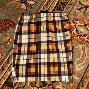 Plaid Skirt